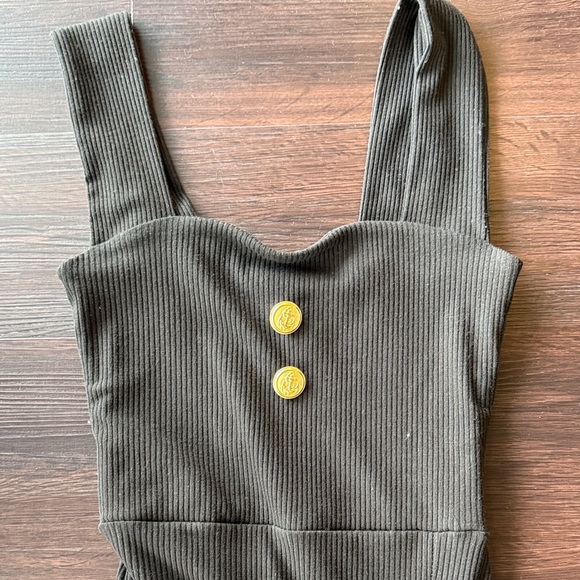 Socialite Ribbed Mini Dress - Picture 2 of 8